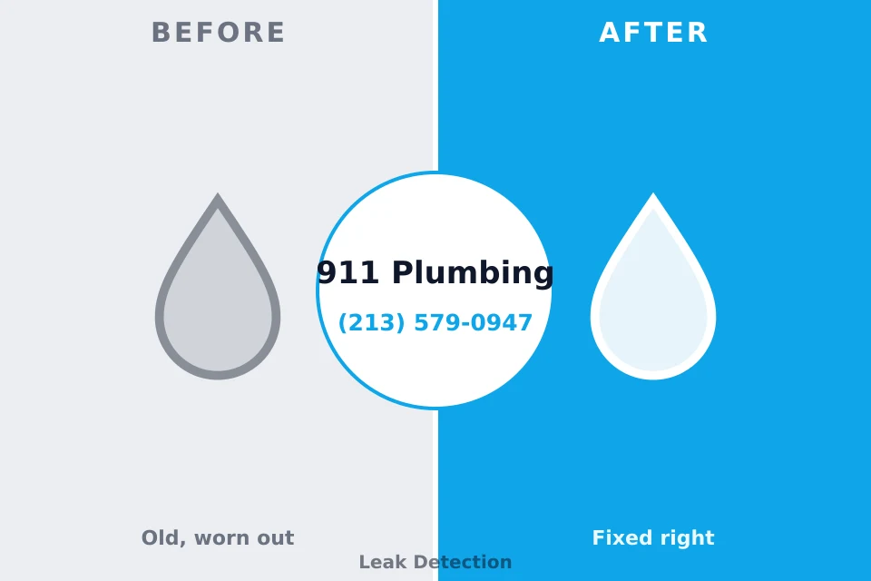 Before and after: plumbing company Chattanooga Valley, GA